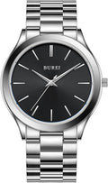 BUREI Men's Business Waterproof Quartz Watch for Everyday Elegance