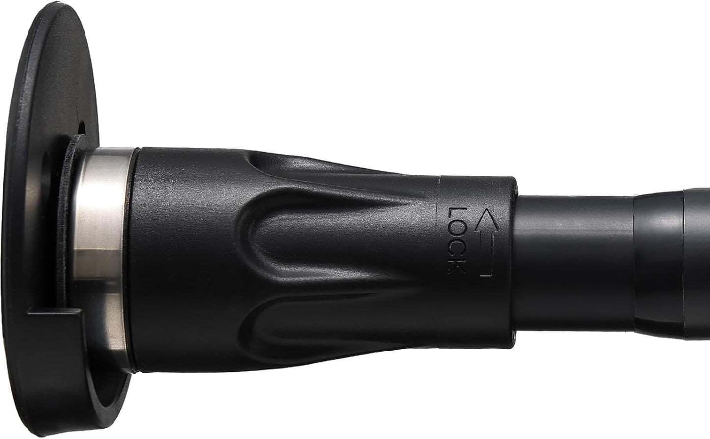Adjustable Black Tension Rod Set, No Drilling Needed!