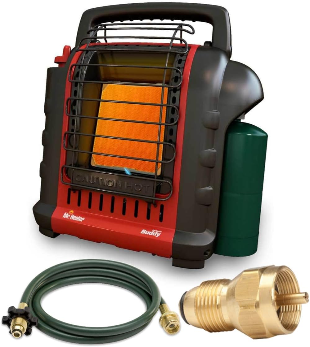 Portable 9000 BTU Mr. Heater Bundle - Stay Warm Anywhere!
