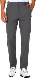SPECIALMAGIC Golf Pants Men Stretch Slim Fit Tapered Zipper Pockets 3