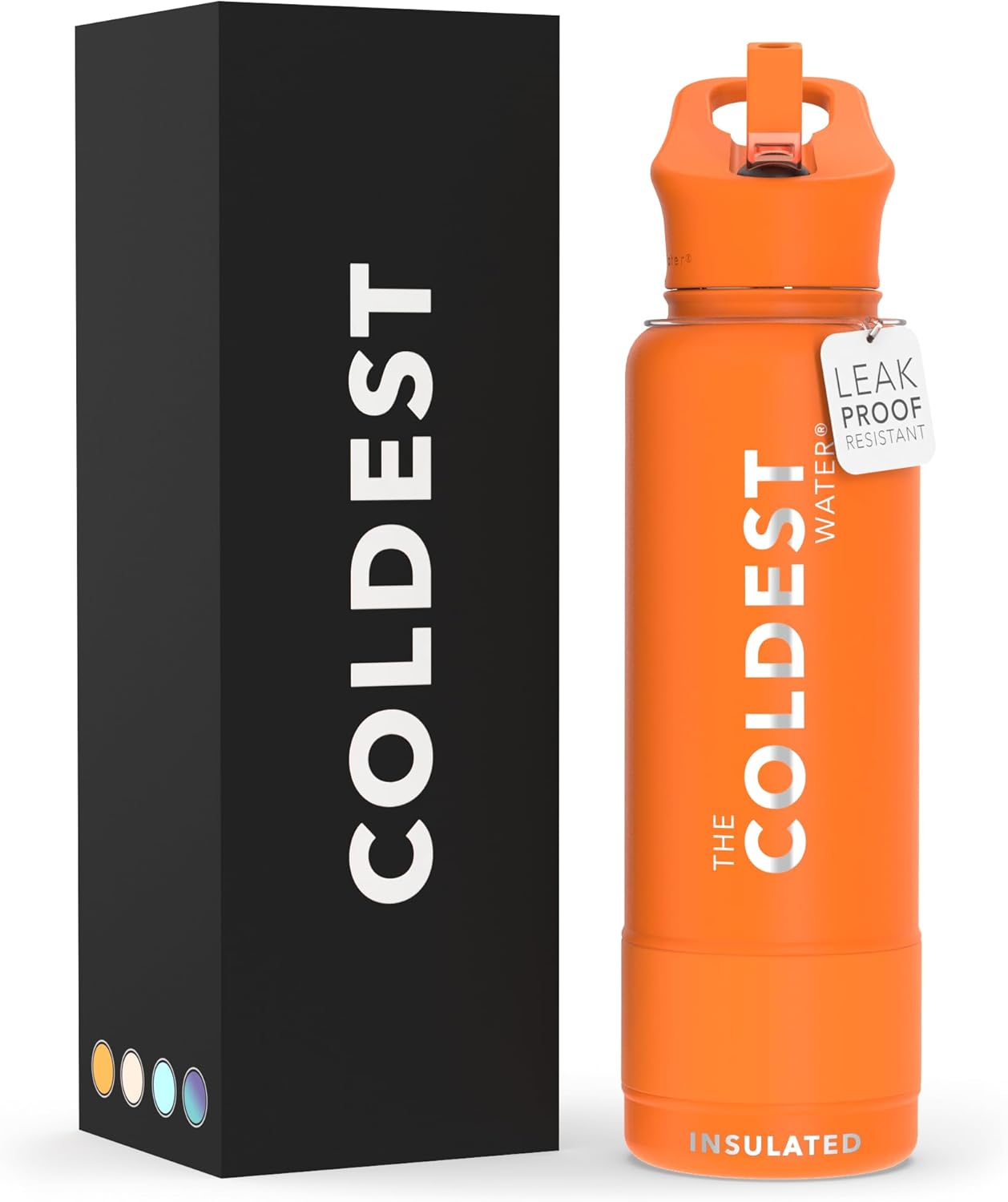 Coldest Insulated Water Bottle with Straw Lid for Active Lifestyles