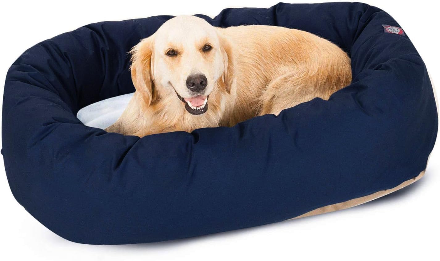 Majestic Pet 40 Inch Poly-Cotton Sherpa Calming Dog Bed Review