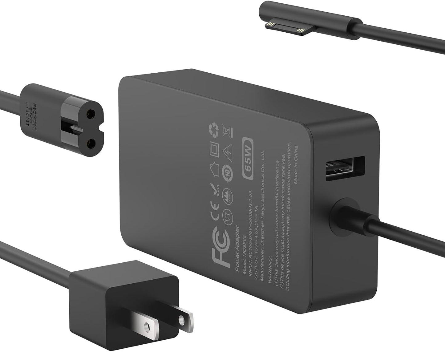 Fast Charging 65W MARSDOCK Charger for Surface Pro & Microsoft Surface Models