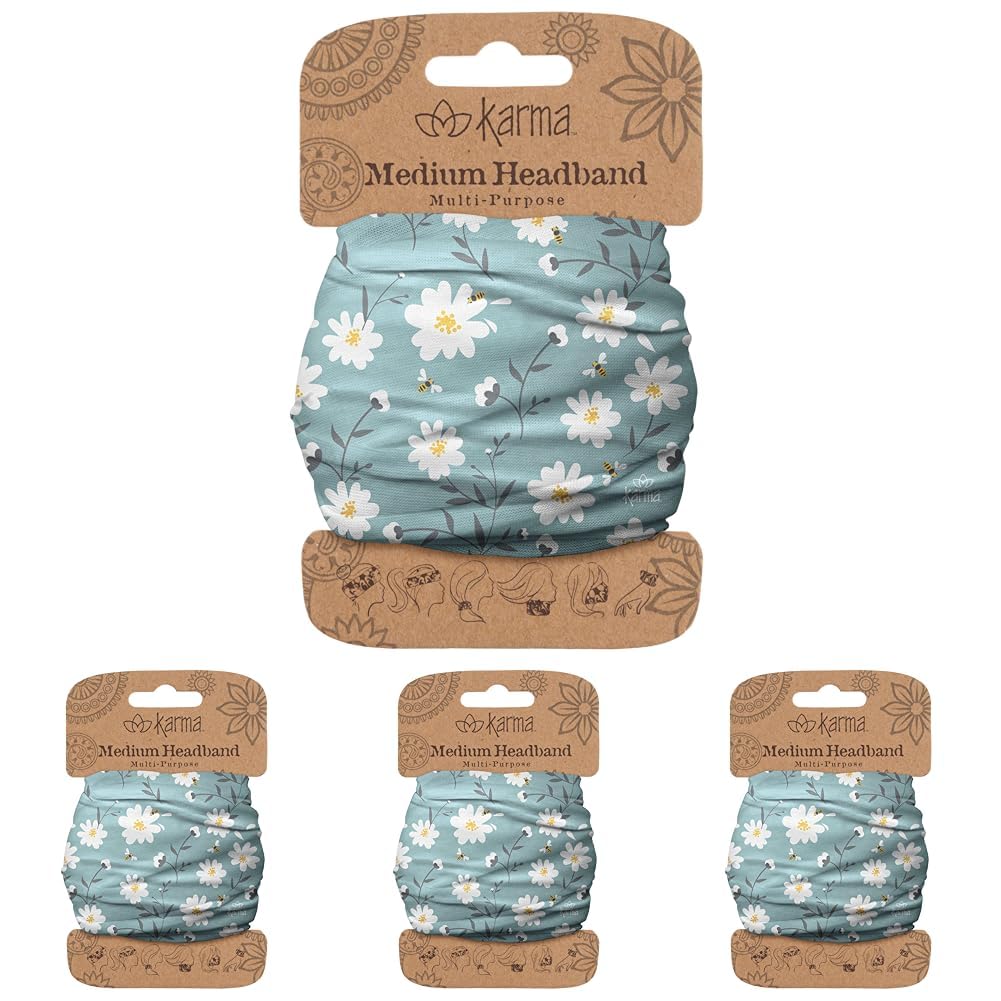 Karma Daisy Headband for Women - Stylish Fabric Hair Accessory