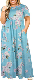 Plus Size Maxi Dress for Curvy Women - Comfortable Summer Beachwear is
