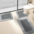 Absorbent Bath Mat Set 3PCS - Quick Drying Non-Slip Rugs