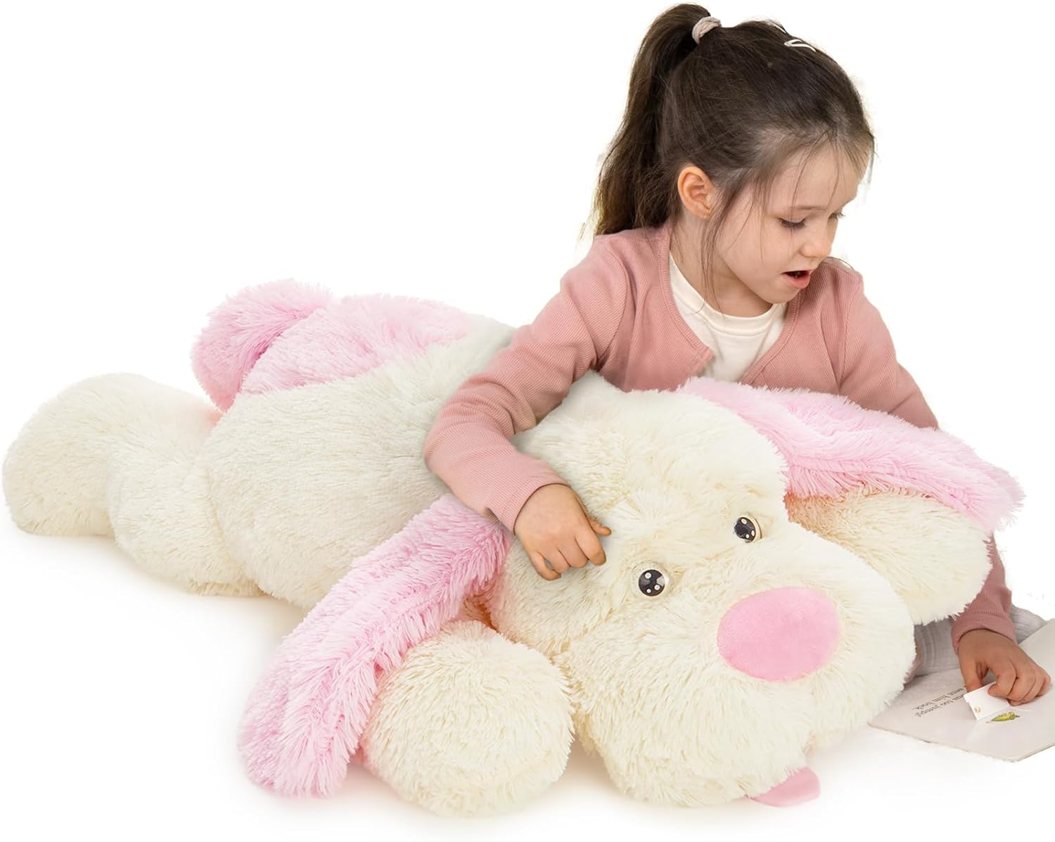 Giant Stuffed Puppy Dog Plush Extra Large Soft Pillow for Kids