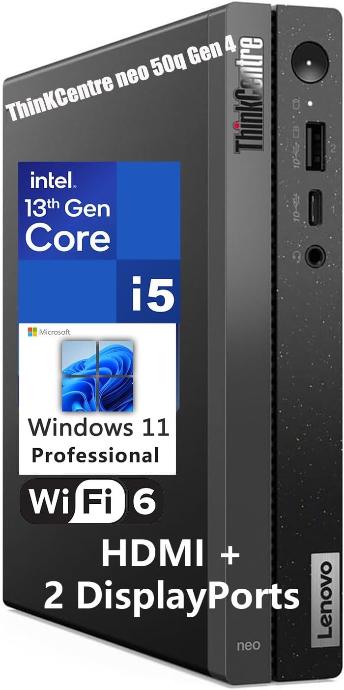 Lenovo ThinkCentre neo 50q Gen 4 Tiny Desktop for Business