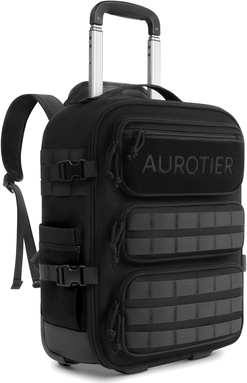 Rolling Tactical Laptop Backpack with Wheels for Travel and College