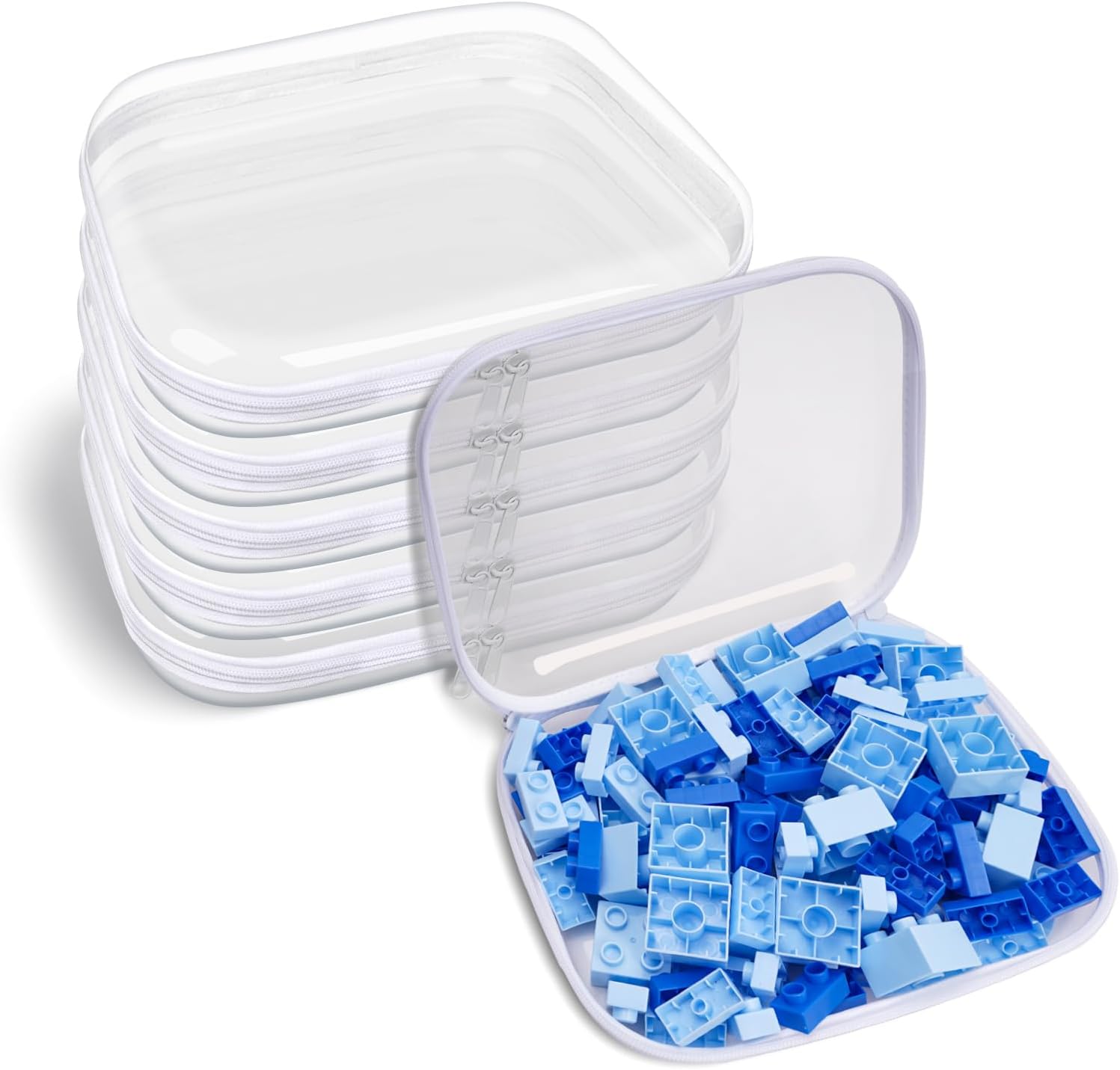 Clear Hard Plastic Zipper Case for Easy Travel Organization