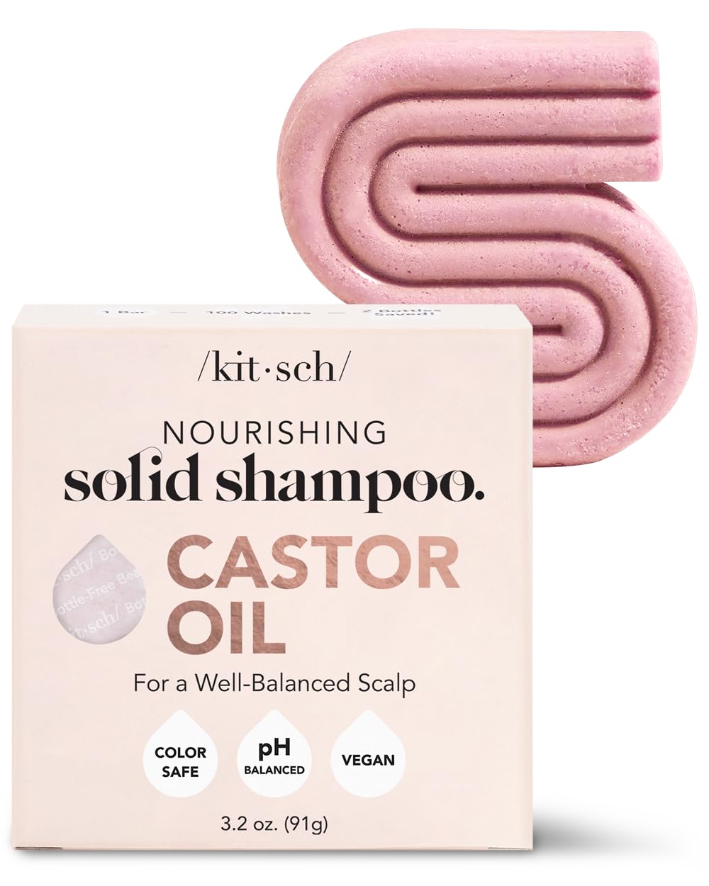 Hydrating Castor Oil Shampoo Bar | Vegan & Natural | USA Made