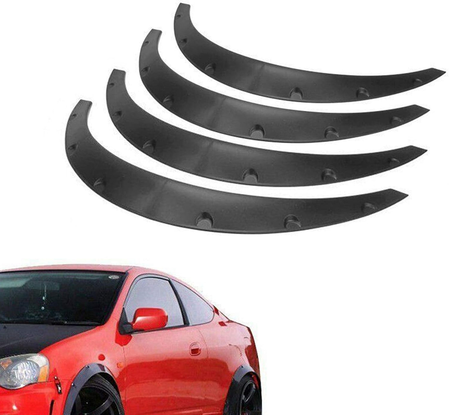Universal Fender Flares 4PCS Body Kit for Stylish Protection