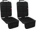 Car Seat Protector 2 Pack with Thick Padding and Waterproof Pockets