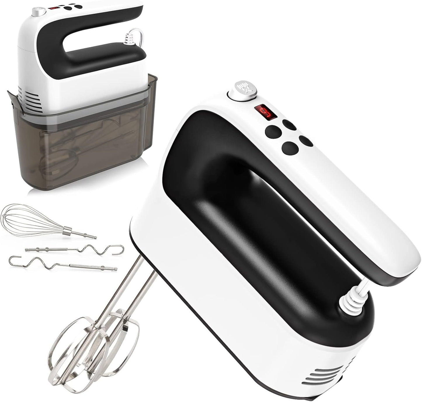 Yomelo 9-Speed Digital Hand Mixer for Effortless Baking