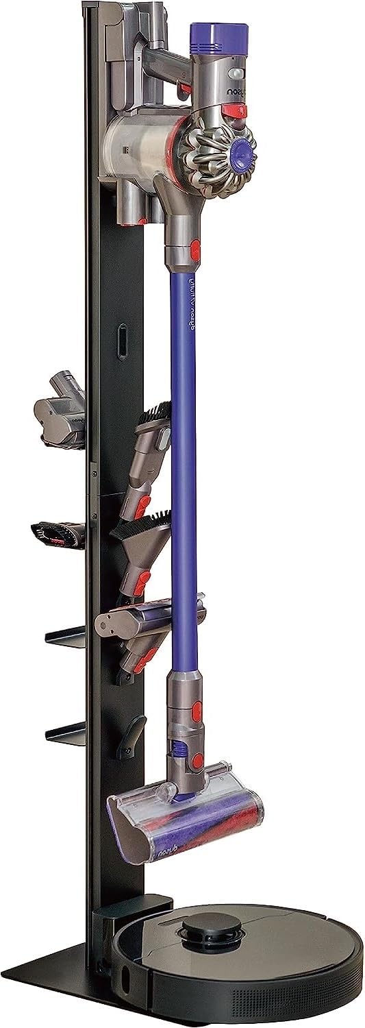 Dyson Vacuum Stand with 8 Attachment Holders