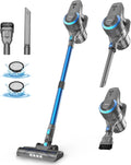Cordless Stick Vacuum Cleaner N300 Blue - Lightweight 6-in-1