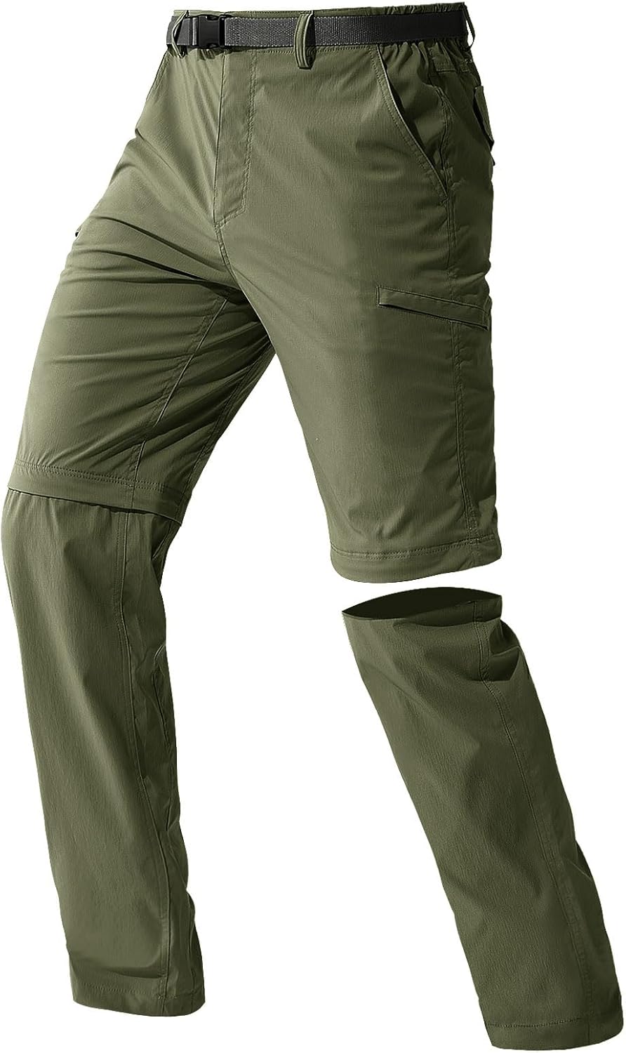 FREE SOLDIER Men's Outdoor Convertible Hiking Pants for Adventure