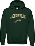 NCAA Jacksonville Team Color Arch Logo Hoodie for Fans