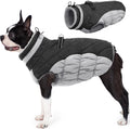 AOFITEE Dog Coat Warm Winter Jacket for Small Dogs - Waterproof Grey S