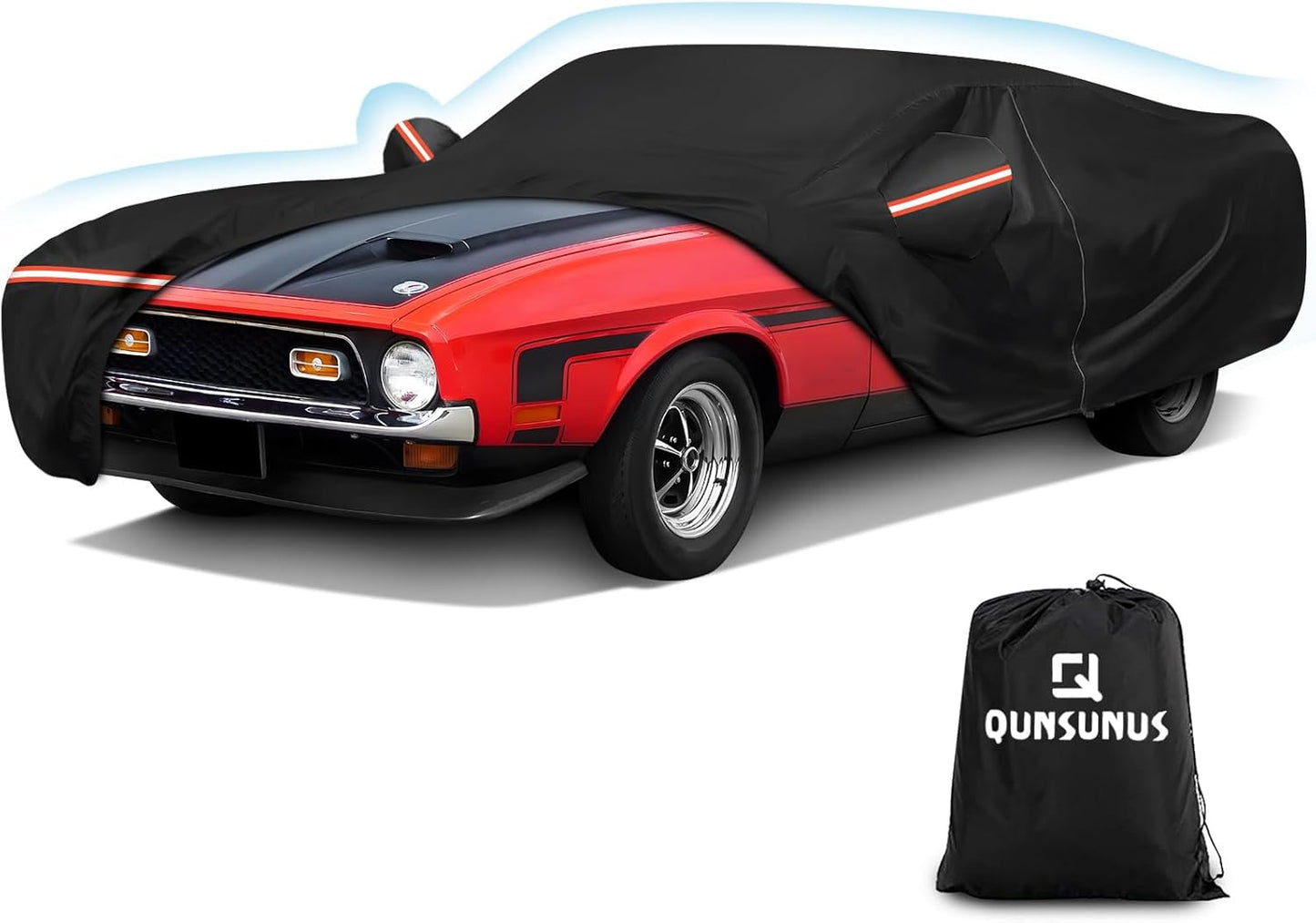 QUNSUNUS Waterproof Car Cover for Ford Mustang 1969-1973 Review