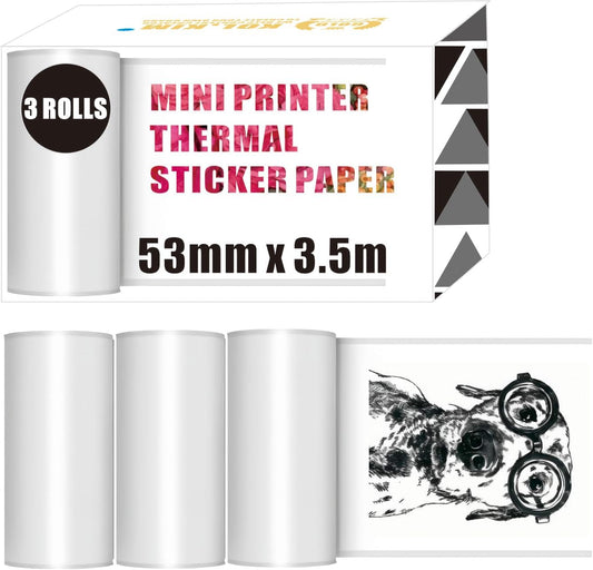 High-Quality Thermal Printer Paper - 3 Roll Pack