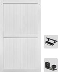 S&Z TOPHAND 48in x 84in MDF Barn Door - Waterproof PVC Finish