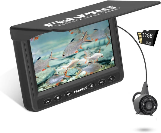 FishPRO Underwater Fishing Camera 4.3ft' - Perfect for Ice Fishing