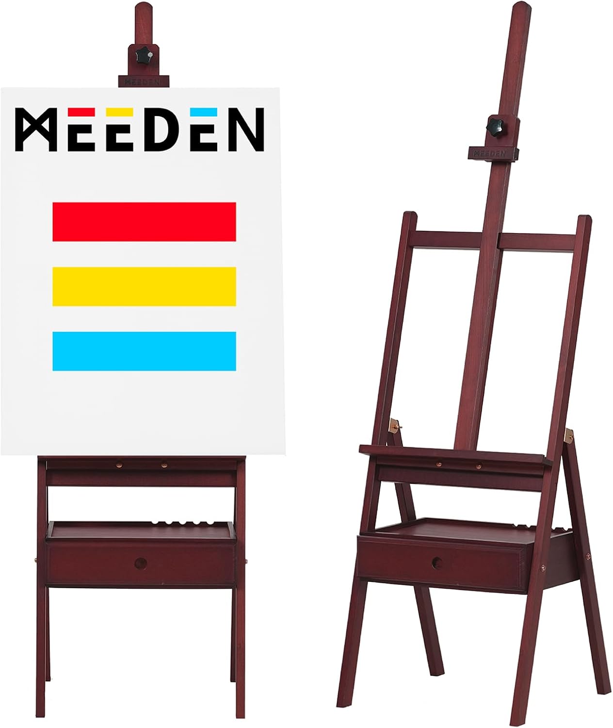 MEEDEN Studio H-Frame Easel with Adjustable Height for Artists