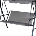 Swing Seat Replacement Covers 58.3in Gray - 3 Seater Porch Swing Cover