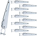 Barbed Wire Arm Extend for 1-3/8in Chain Link Fence - 10 pcs