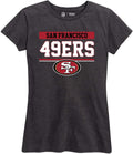 SF 49ers Womens Relaxed Fit T-Shirt - Comfortable Game Day Tee