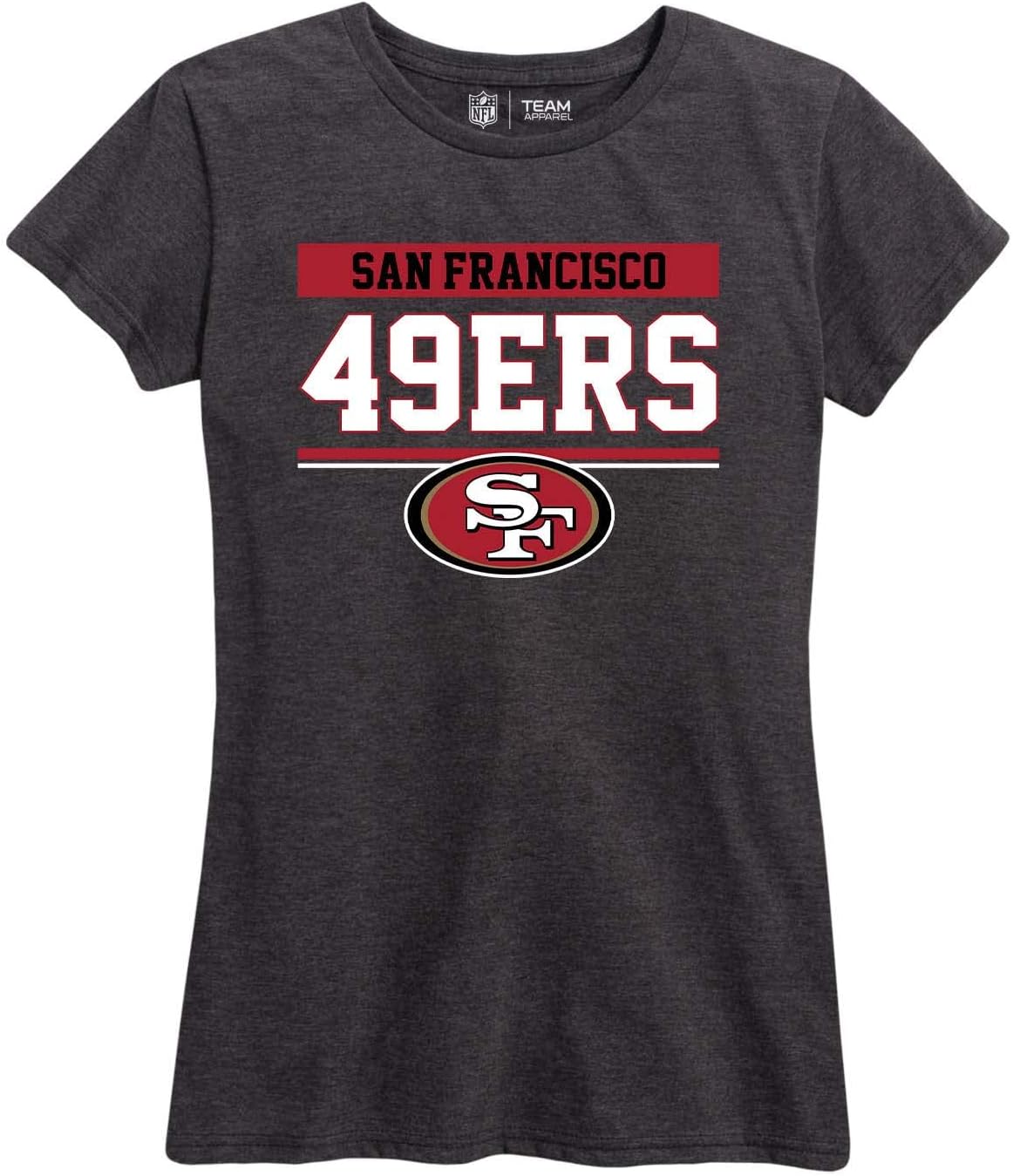 49ers Shirts for Women: Plus Size Relaxed Fit T-Shirt