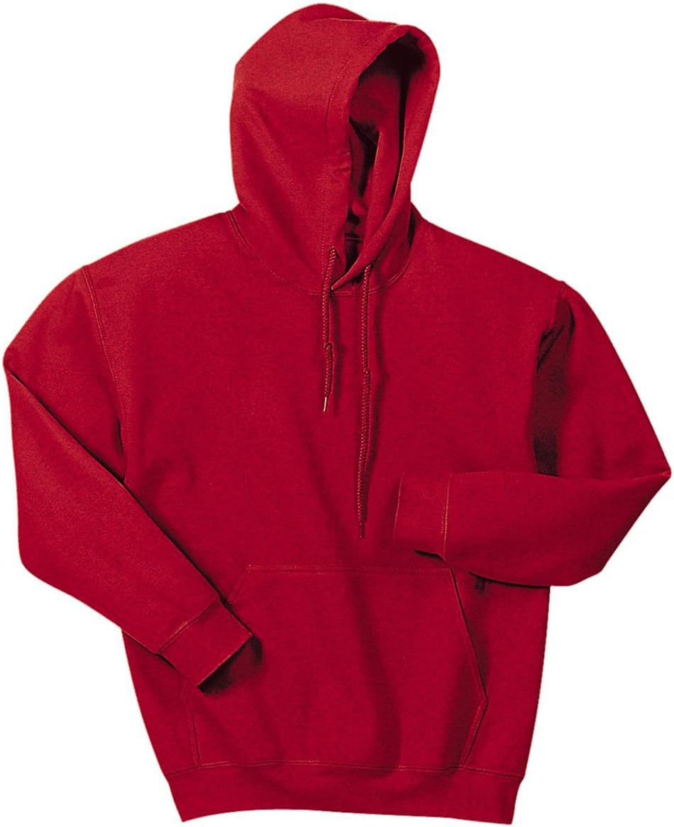 Gildan Red Hooded Sweatshirt - 4XL Comfort
