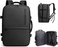 Expandable Travel Backpack for Men Women with Charging Port