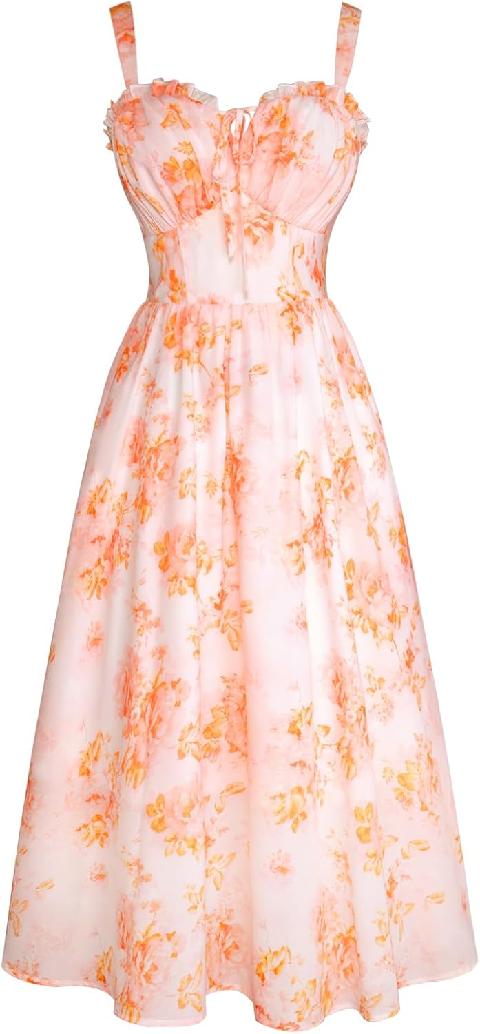 Floral Corset Summer Dress for Women by Scarlet Darkness 2025