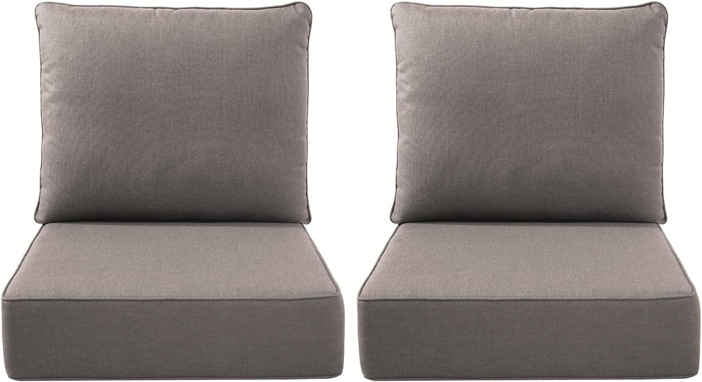 Luxury Outdoor Seat Cushion Set for Patio Furniture Comfort