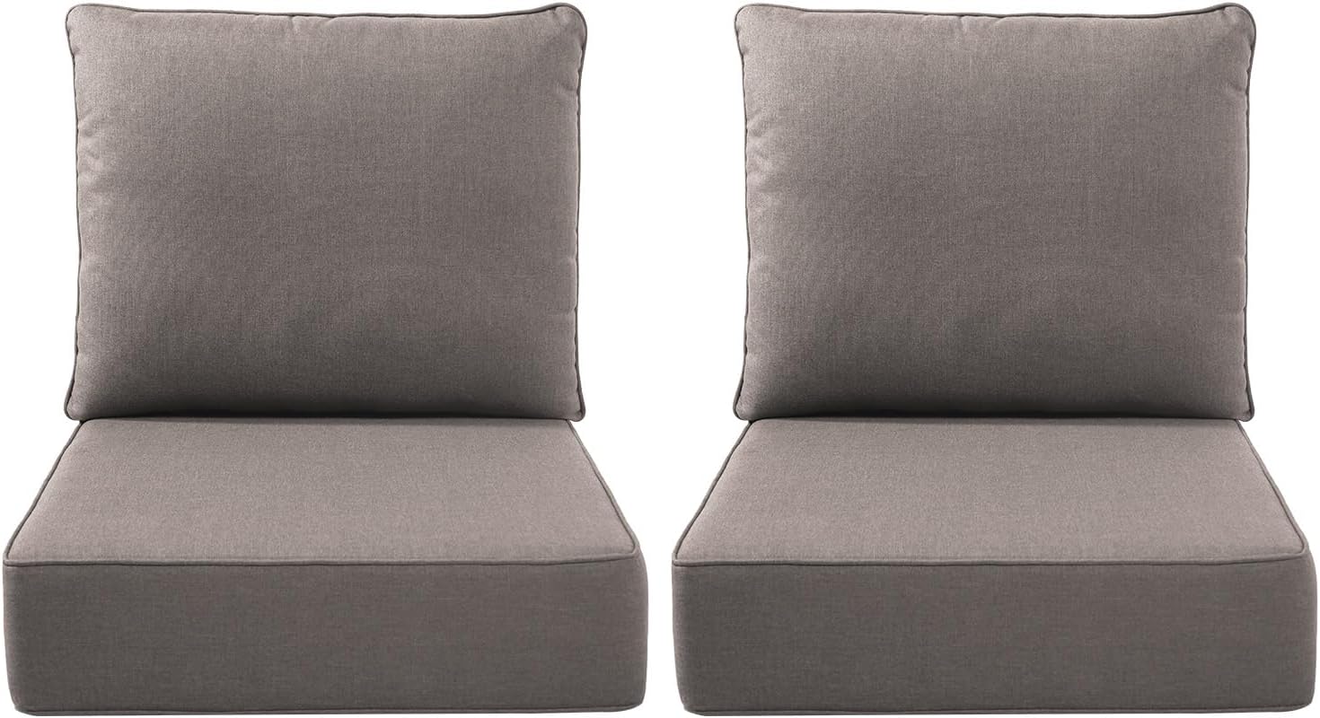 Luxury Outdoor Seat Cushion Set for Patio Furniture Comfort