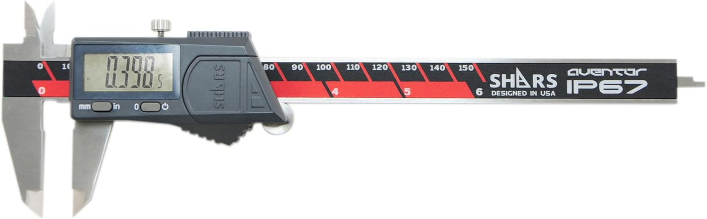 Aventor 0 to 6in Calibrated IP67 Waterproof Electronic Caliper