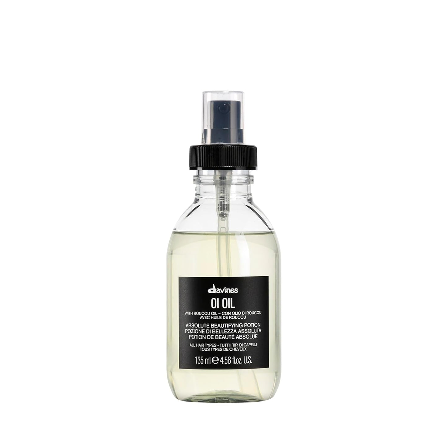 Davines OI Oil for Weightless Hair, Control Frizz & Shine