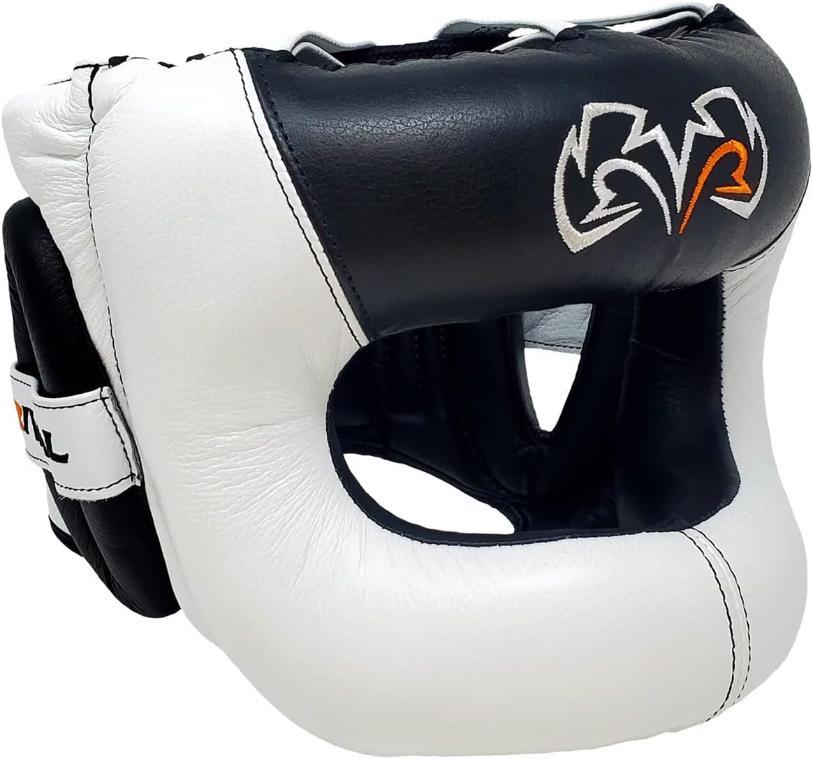 RIVAL Face-Saver Headgear: Wide Vision & Premium Leather