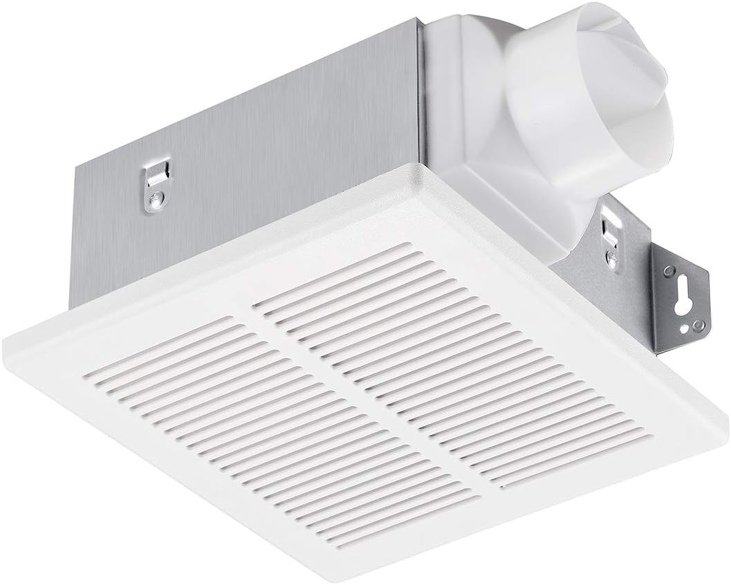 Tech Drive Bathroom Fan 50 CFM for Quiet Ventilation Needs