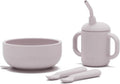 First Bites Silicone Baby Feeding Set - Starter Kit for Self-Feeding