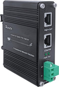 Hardened Industrial Gigabit PoE++ Injector 95W - Rugged DIN-Rail Mount