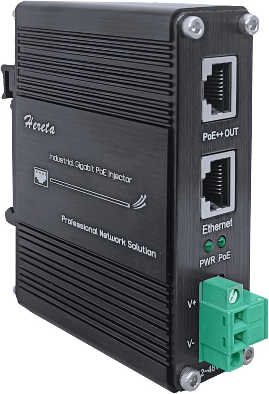 Hardened Industrial Gigabit PoE++ Injector for Reliable Power