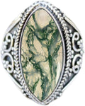 Solid 925 Sterling Silver Mystic Quartz Ring - Chunky Statement on