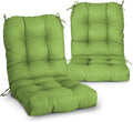 Eagle Peak Tufted Indoor Outdoor Seat and Back Cushion Set of 2
