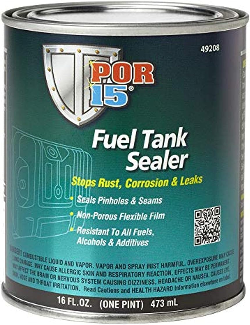 POR-15 Fuel Tank Sealer for Rust Prevention and Leak Repair