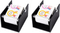 Manual Label Sticker Dispenser 2 Pack - Adjustable Tabletop Holders
