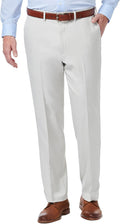 Haggar Men's Premium Comfort Flat Front Dress Pant - Hidden Stretch