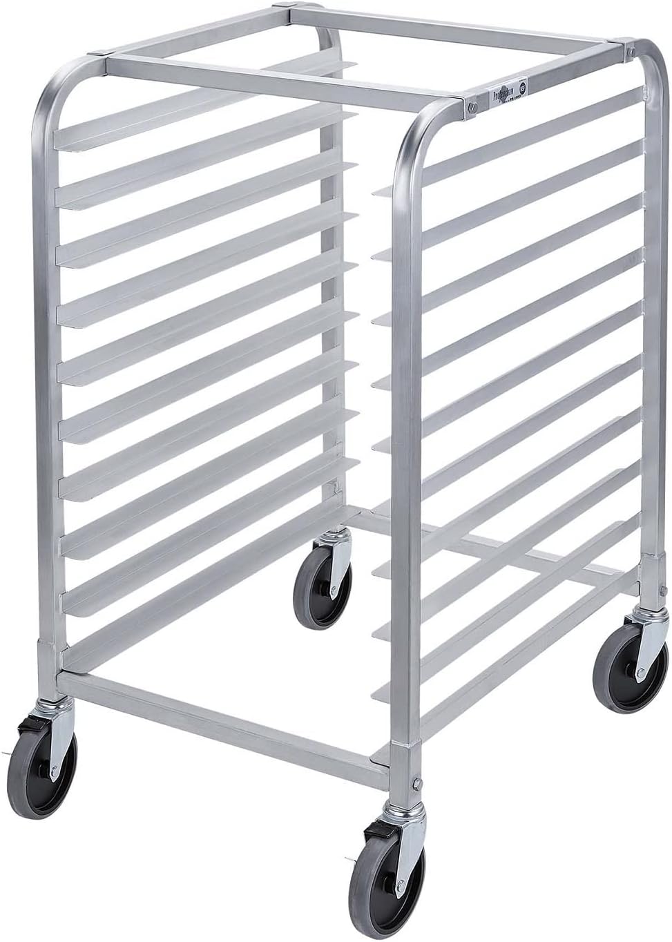 Profeeshaw Bun Pan Bakery Rack 10 Tier with Wheels for Storage